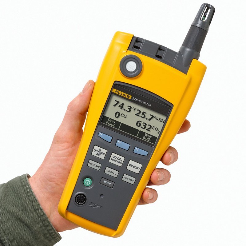  Газосигнализатор Fluke 975V с функцией измерения скорости 