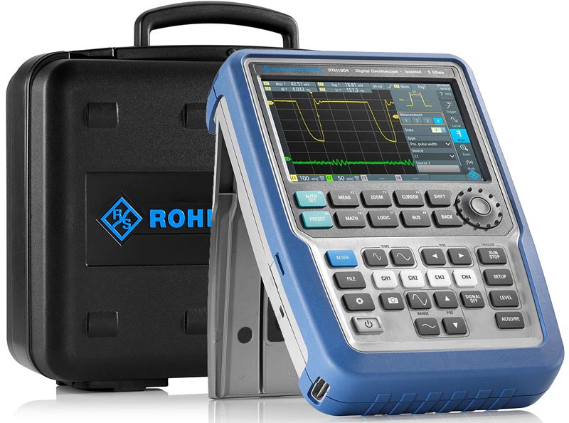 Портативный осциллограф Rohde Schwarz RTH1004 PLUS 4 канала 200 МГц изолированные входы беспроводной доступ