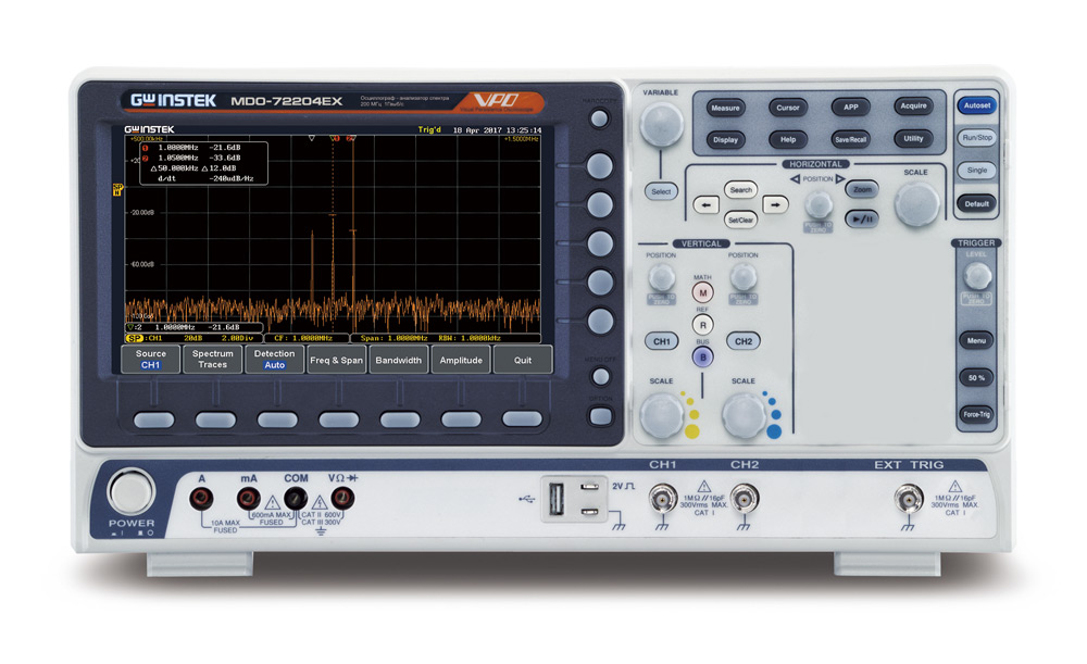 Осциллограф GW Instek MDO-72104EX