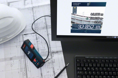 Лазерный дальномер Bosch GLM 120 C + BT 150 (0.601.072.F01)